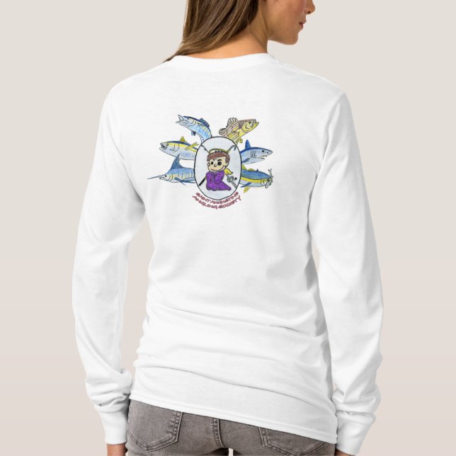 T-shirts Sociedade dobrando de St Augustine (Verso)