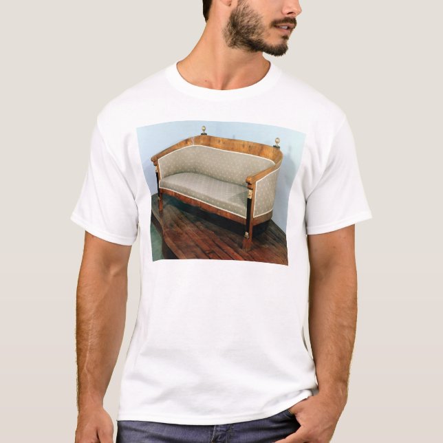 T-shirts Sofá, estilo de Biedermeier, c.1820 (Frente)
