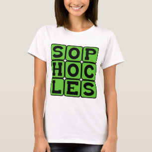 T-shirts Sófocles, Tragediador Grego