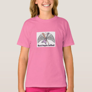 T-shirts Softball dos anjos da rocha