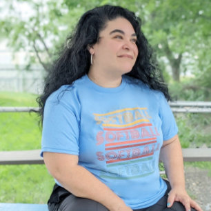 T-Shirts Softball Retro UNISEX ADULTAS