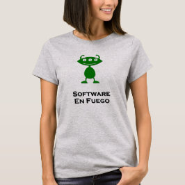 T-shirts Software De Olho Triplo En Fuego Verde