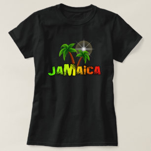 T-shirts Sol de coqueiros da Jamaica