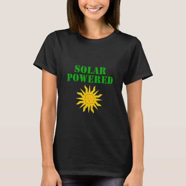 T-shirts Solar psto (Frente)