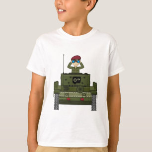 T-shirts Soldado do exército britânico no T do tanque