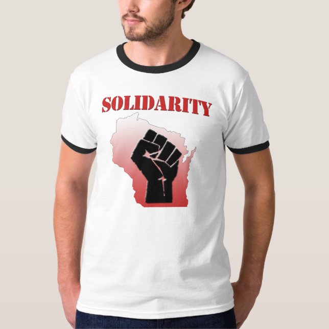 T-shirts Solidariedade Wisconsin (Frente)