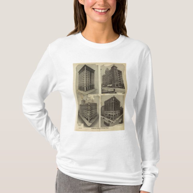 T-shirts Solidez arquitectónica em Portland, Oregon (Frente)