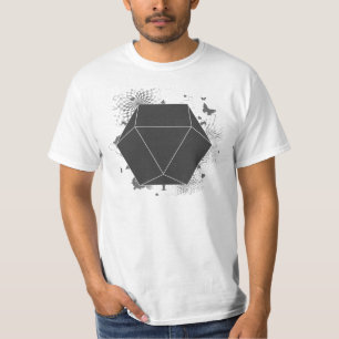 T-shirts Sólido de Archemedian do Octahedron do cubo