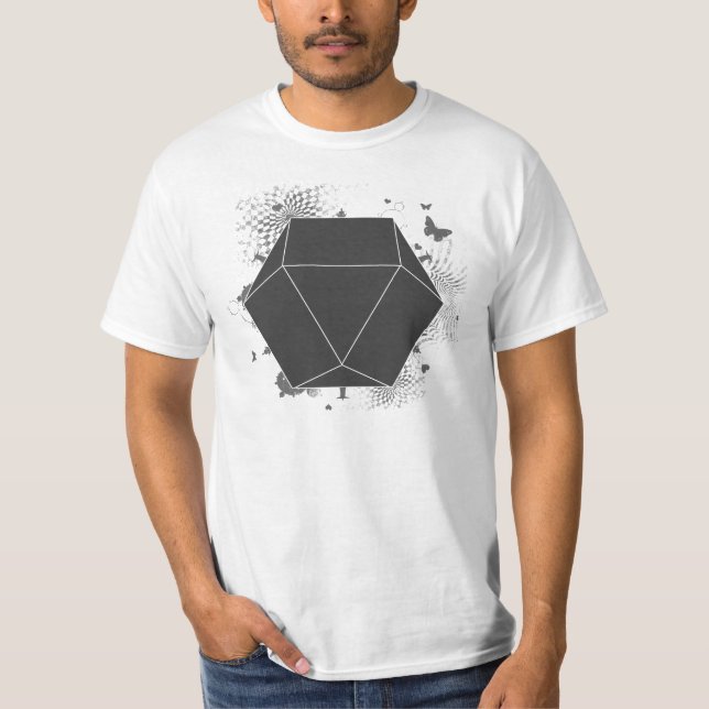 T-shirts Sólido de Archemedian do Octahedron do cubo (Frente)
