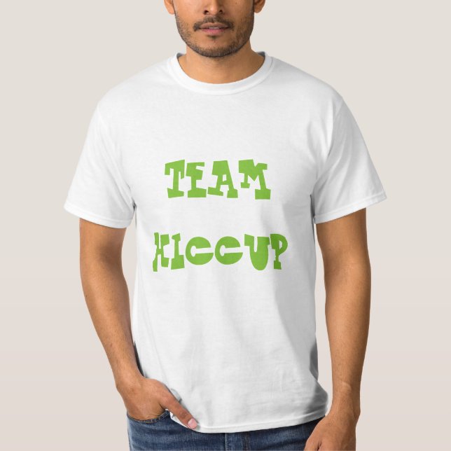 T-shirts Soluço da equipe - T branco liso (homens) (Frente)