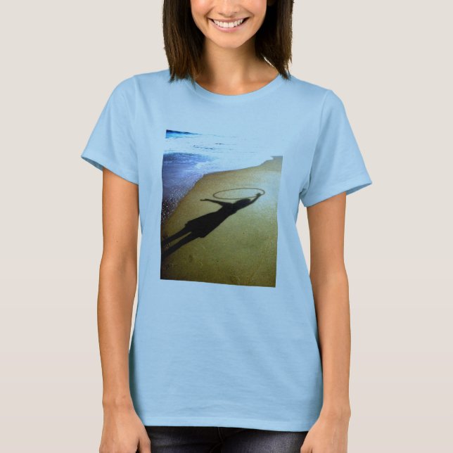 T-shirts Sombra da praia da aro (Frente)