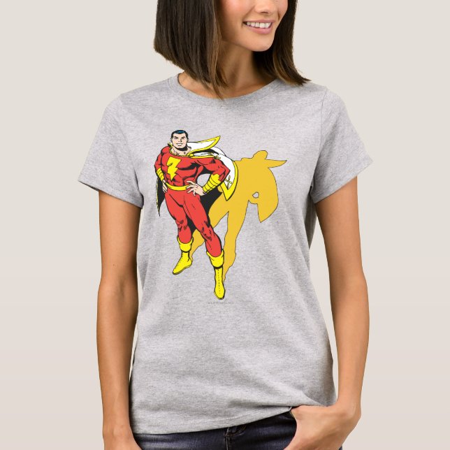 T-shirts Sombra do SHAZAM (Frente)