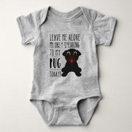 T-shirts Somente falando a meu Pug hoje