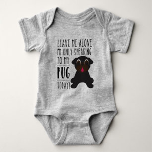 T-shirts Somente falando a meu Pug hoje