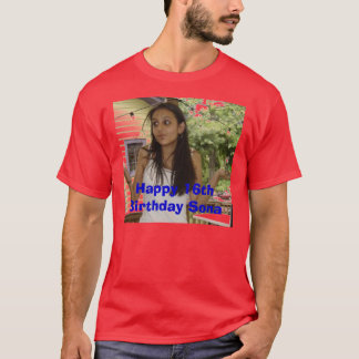 T-shirts Sona.jpg, 16o aniversário feliz Sona
