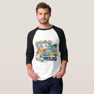 T-shirts Sonhando com a Califórnia