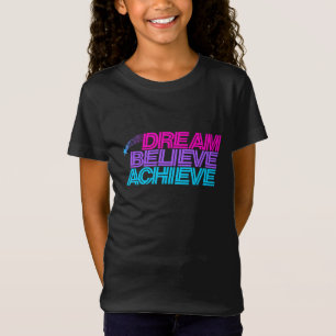 T-shirts Sonho acredita alcançar