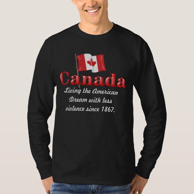 T-shirts Sonho canadense (Frente)