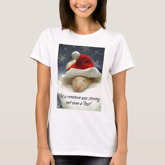 T-shirts Sonhos do Natal de Rattie (Frente)