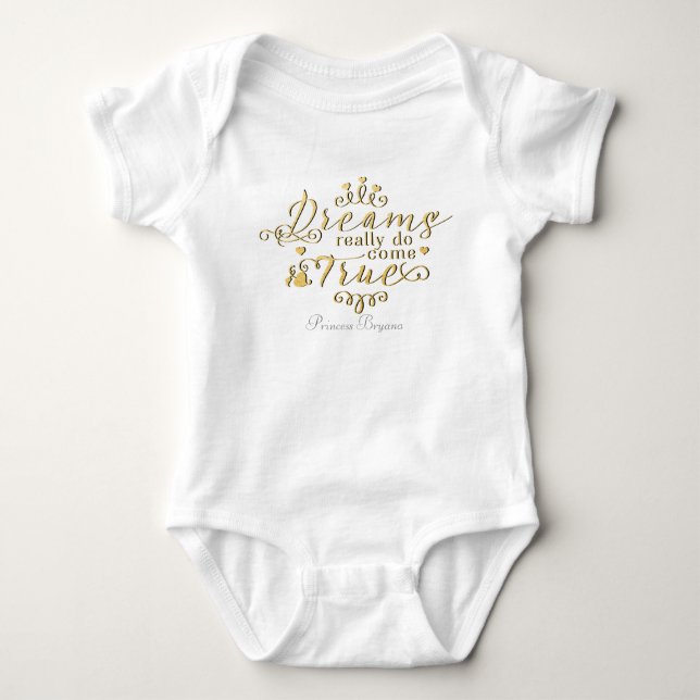 T-shirts Sonhos Realmente Se Tornam Realidade Personalizado (Frente)