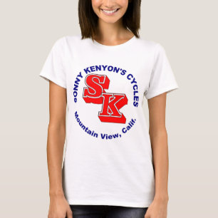 T-shirts Sonny Kenyon dá um ciclo o logotipo