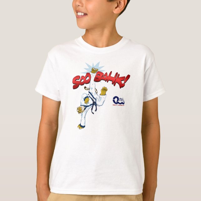 T-shirts Soo Bahk! Tiger Kick (Frente)