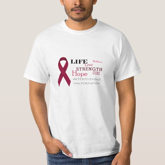 T-shirts Sopa da palavra de AVM (Frente)