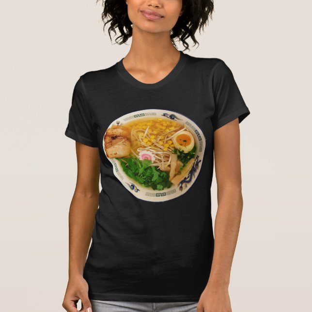T-shirts Sopa de Pork Ramen Noodle (Frente)