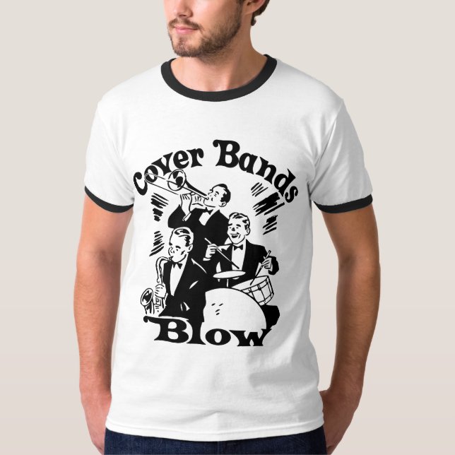 T-shirts Sopro das bandas de cobrir (Frente)