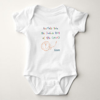 T-shirts "Sorri" a campanha Babygro do circo