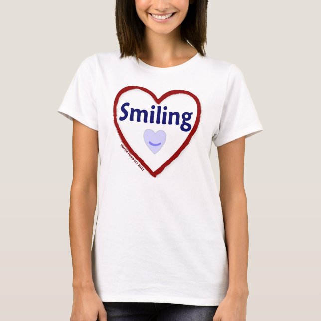 T-shirts Sorriso de amor (Frente)