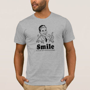 T-SHIRTS SORRISO SE VOCÊ NÃO ESTÁ VESTINDO CALCINHAS