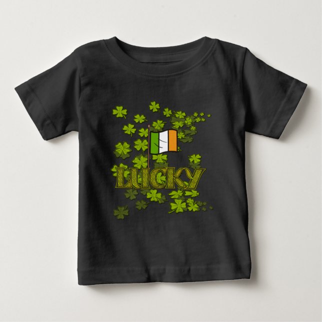 T-shirts Sorte dos irlandeses (Frente)