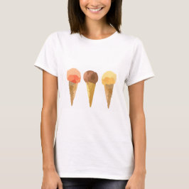 T-shirts Sorvete de pastel