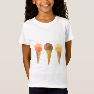 T-shirts Sorvete de pastel
