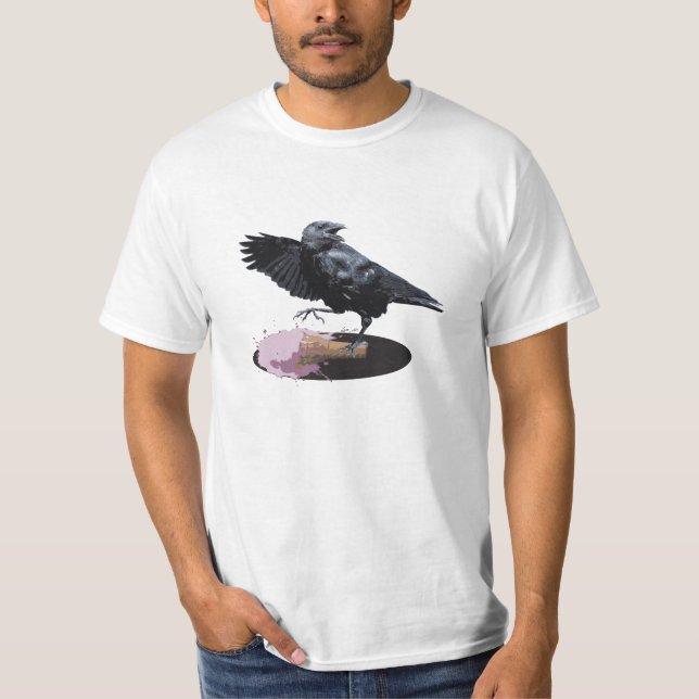T-shirts Sorvete para o corvo (Frente)