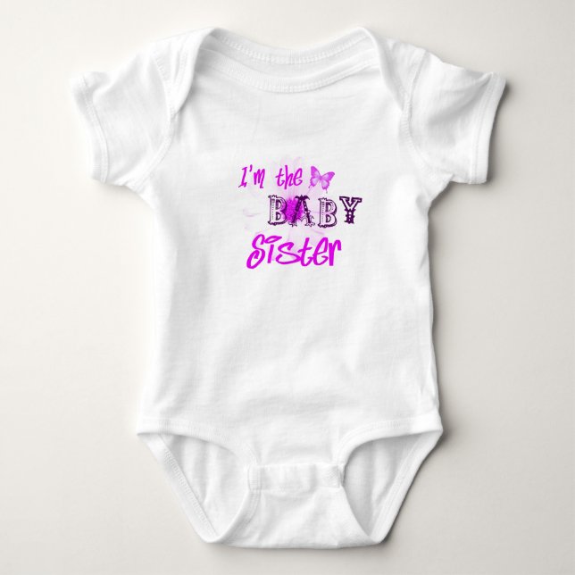 T-shirts Sou a Irmã Bebê (Frente)