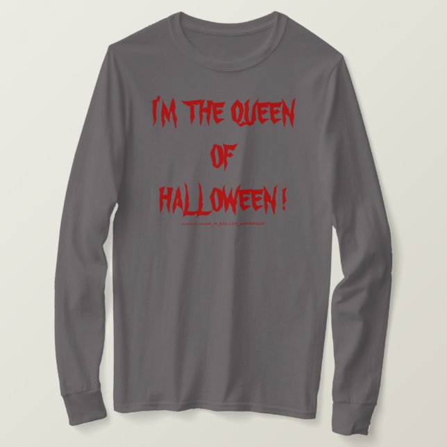 T-SHIRTS SOU A RAINHA DO HALLOWEEN! (Frente do Design)