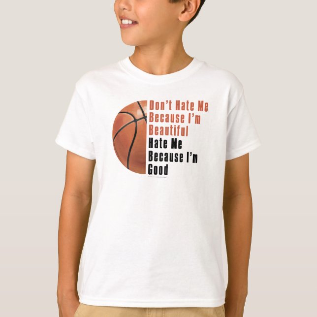 T-shirts Sou Bonita, Sou Boa Basquete (Frente)