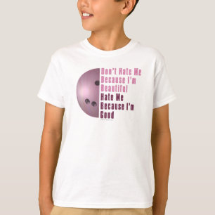 T-shirts Sou Bonita, Sou Boa Rosa De Boliche