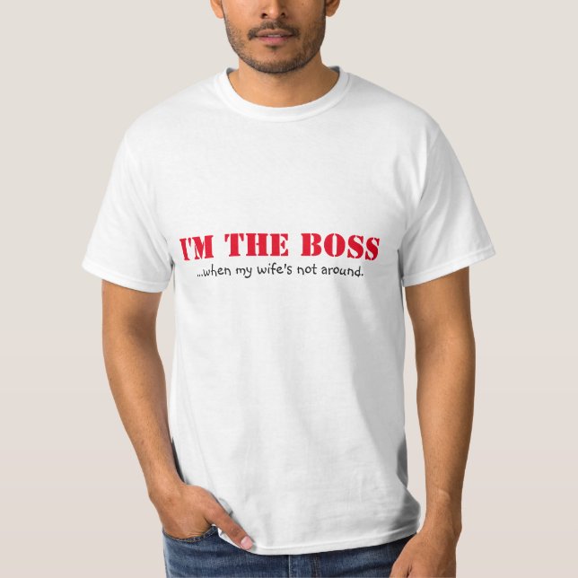T-shirts Sou o Chefe (Frente)