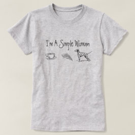 T-shirts Sou uma Mulher Simples