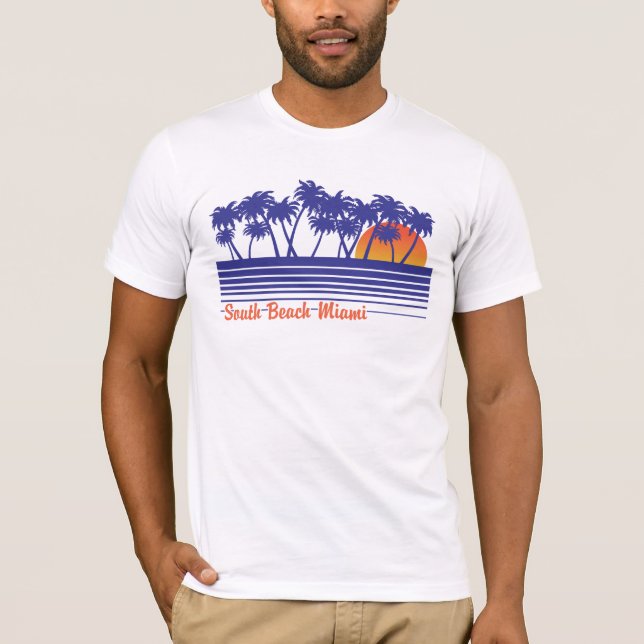 T-shirts South Beach Miami (Frente)