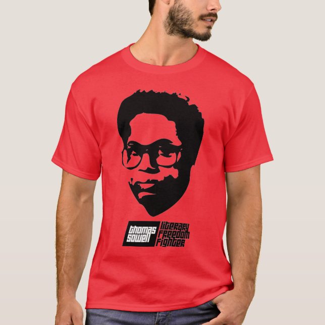 T-shirts Sowell: Combate à Liberdade Literária (Frente)