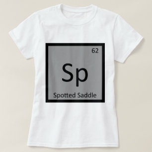 T-shirts Sp - Cavalo Marchador com Sela Manchada Elemento Q