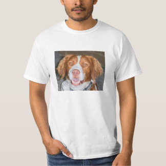 T-shirts SPANIEL de BRITTANY, bom menino, pai, encantando