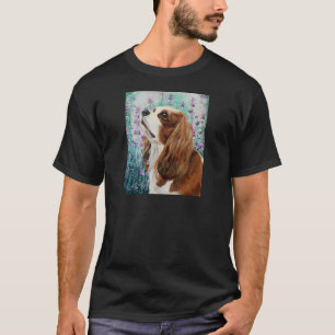 T-shirts Spaniel de rei descuidado Charles de Blenheim