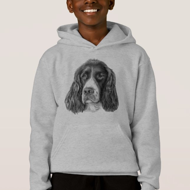 T-shirts Spaniel de Springer inglês (Frente)