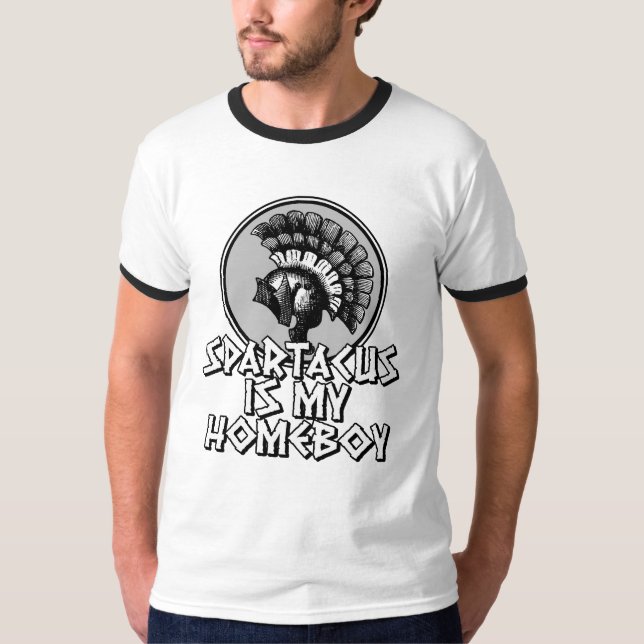 T-shirts Spartacus é meu Ficar em casa (Frente)