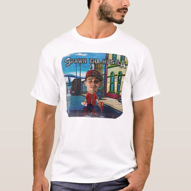 T-shirts Spawn Tha Hustla (BLINGBLING) (Frente)